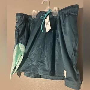 Jordan Women's Plus 1X Blue Athletic Skort Drawstring Pockets Sports Short